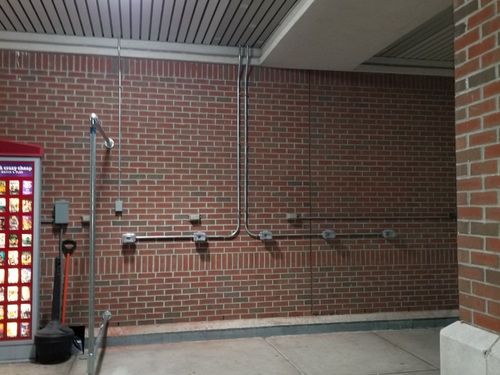 Commercial electrical installation for a grocery store by Rathbun Electric