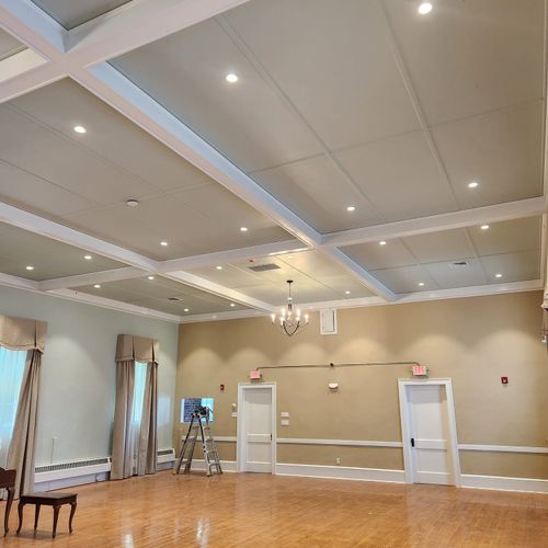 Large Hall Lighting Installation