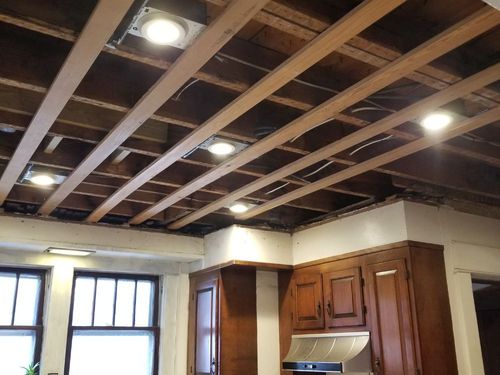 Recessed lighting installation by Rathbun Electric
