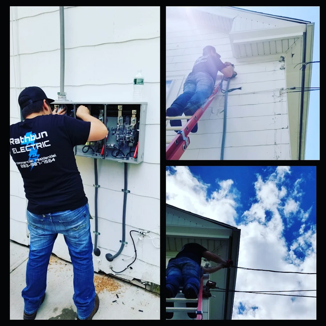 Rathbun Electric electrician at work